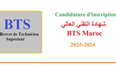 BTS inscription 2024/2025