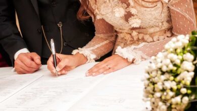 وثائق عقد الزواج