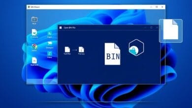 برنامج فتح ملفات bin للكمبيوتر
