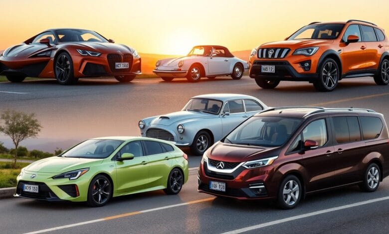 انواع السيارات